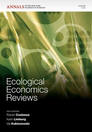 Ecological Economics Reviews de R Costanza