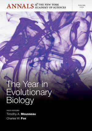 The Year in Evolutionary Biology 2012 de T.A Mousseau