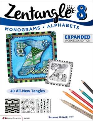 Zentangle 8: Monograms * Alphabets de CZT Suzanne McNeill