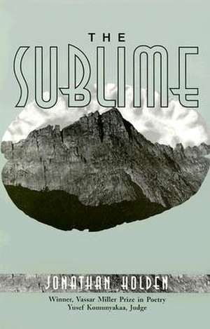 The Sublime de Jonathan Holden