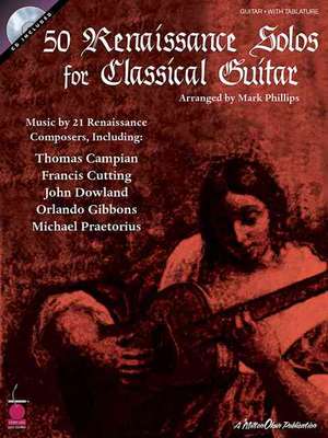 50 Renaissance Solos for Classical Guitar [With CD] de Hal Leonard Corp