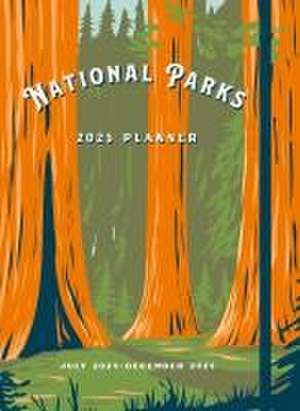 National Parks 2025 Weekly Planner de Editors of Rock Point