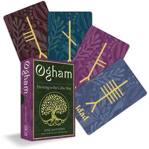 Ogham: Divining in the Celtic Way (25-Card Deck and 192-Page Guidebook) de Jane Matthews