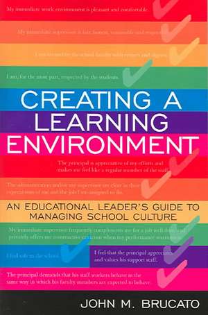 Creating a Learning Environment de John M. Brucato