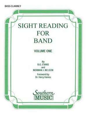 Sight Reading for Band, Book 1 de Billy Evans