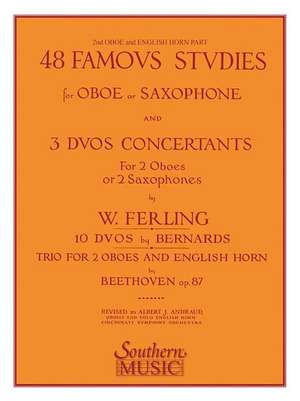 48 Famous Studies (2nd and 3rd Part): Oboe de Franz Wilhelm Ferling