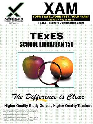 Texes School Librarian 150 Teacher Certification Test Prep Study Guide de Sharon Wynne