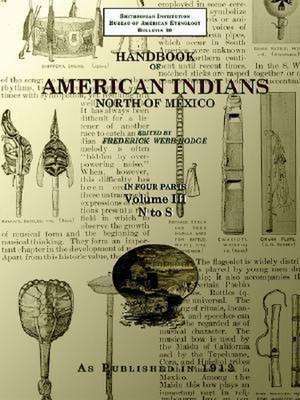 Handbook of American Indians North of Mexico V. 3/4 de Frederick Webb Hodge