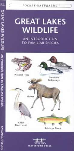 Great Lakes Wildlife: A Folding Pocket Guide to Familiar Species de James Kavanagh