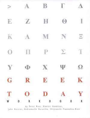 Greek Today Workbook de Peter Bien