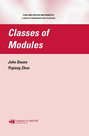 Classes of Modules de John Dauns