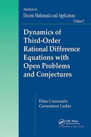 Dynamics of Third-Order Rational Difference Equations with Open Problems and Conjectures de Elias Camouzis