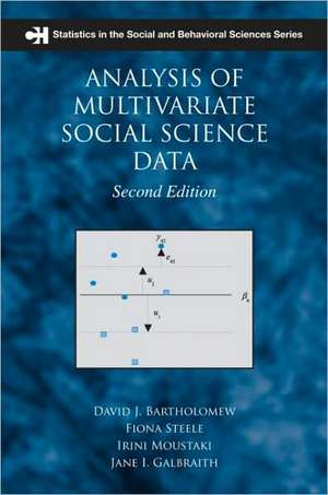 Analysis of Multivariate Social Science Data de David J. Bartholomew