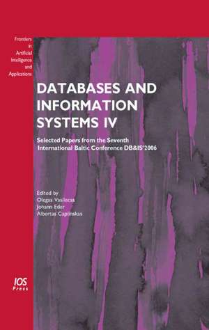 Databases and Information Systems de J. Barzdins