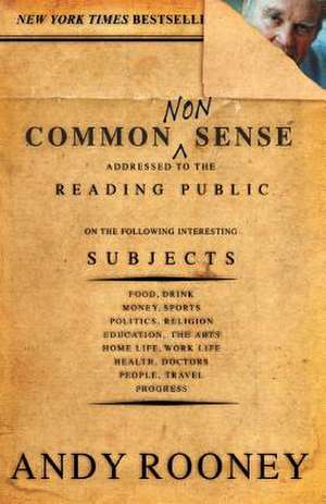 Common Nonsense de Andy Rooney