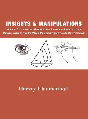 Insights and Manipulations – What Classical Geometry Looked like at Its Peak, and How It Was Transformed – A Guidebook de Harvey Flaumenhaft