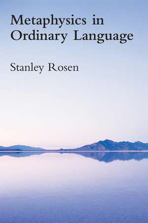 Metaphysics in Ordinary Language de Stanley Rosen