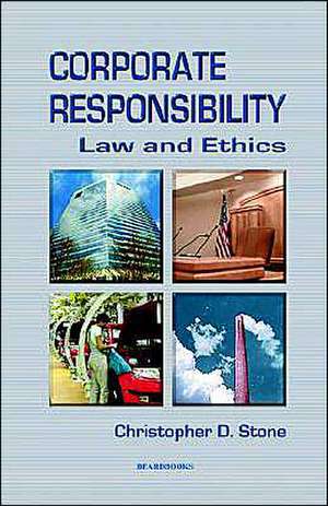 Corporate Responsibility: Law and Ethics de Jerome Tuccille