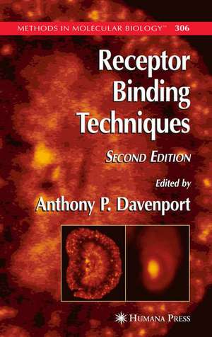 Receptor Binding Techniques de Anthony P. Davenport