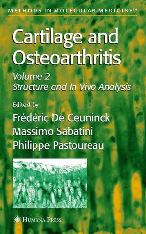 Cartilage and Osteoarthritis de Frédéric De Ceuninck