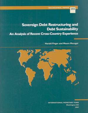 Finger, H: Sovereign Debt Restructuring and Debt Sustainabi de Mauro Mecagni