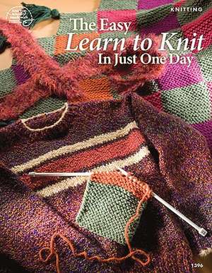 The Easy Learn to Knit in Just One Day de American School Of Needlework