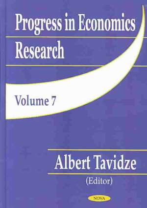 Progress in Economics Research, Volume 7 de Albert Tavidze