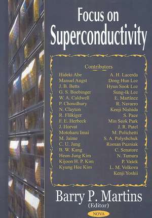 Focus on Superconductivity Res de Barry P. Martins