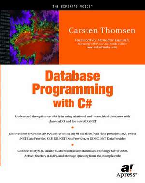 Database Programming with C# de Carsten Thomsen