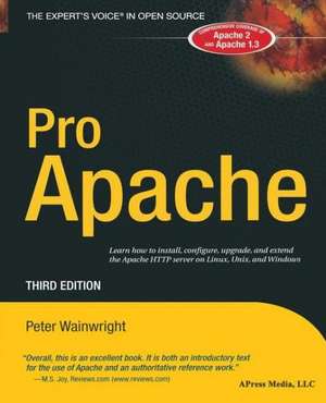 Pro Apache de Peter Wainwright