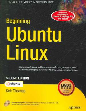 Beginning Ubuntu Linux: From Novice to Professional de Keir Thomas