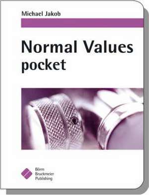 Normal Values Pocket de Michael Jakob