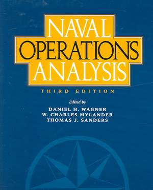 Naval Operations Analysis de Daniel H. Wagner