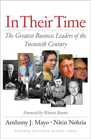 In Their Time de Anthony J. Mayo