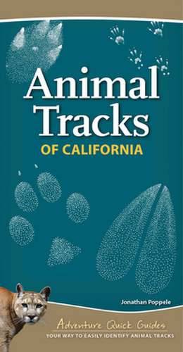 Animal Tracks of California de Jonathan Poppele