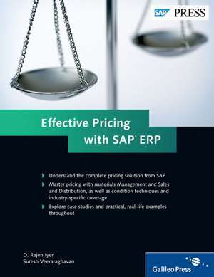 Effective Pricing with SAP ERP de D. Rajen Iyer