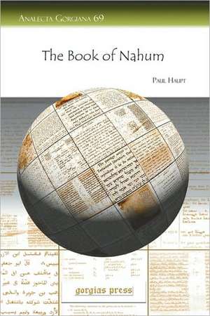 Haupt, P: The Book of Nahum de Paul Haupt