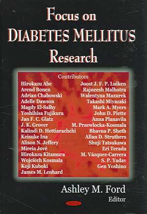 Focus on Diabetes Mellitus Research de Ashley M. Ford