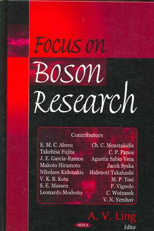 Focus on Boson Research de A. V. Ling