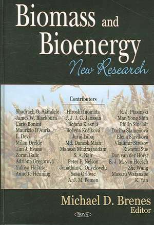 Biomass and Bioenergy de Michael D Brenes