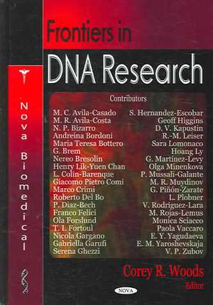 Frontiers in DNA Research de Corey R. Woods