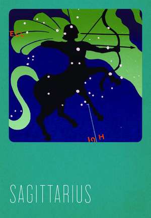 Sagittarius Silk Screened Greeting Card de Paul Dubosclard