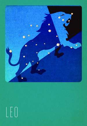 Leo Silk Screened Greeting Card de Paul Dubosclard