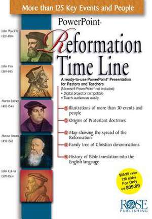 PowerPoint: Reformation Time Line de Rose Publishing