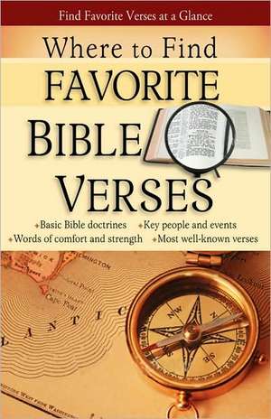 Where to Find Favorite Bible Verses Pamphlet de Rose Publishing