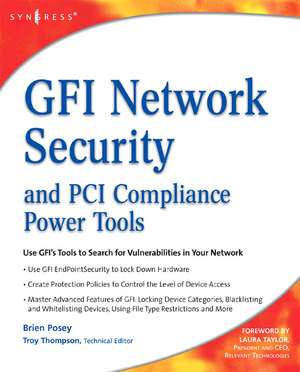 GFI Network Security and PCI Compliance Power Tools de Brien Posey