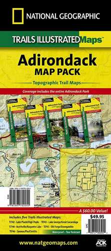 Adriondack Park, Map Pack Bundle: Trails Illustrated Other Rec. Areas de National Geographic Maps