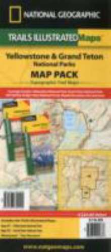 Yellowstone/Grand Teton National Parks, Map Pack Bundle: Trails Illustrated National Parks de National Geographic Maps