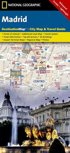 Madrid: Destination City Maps de National Geographic Maps