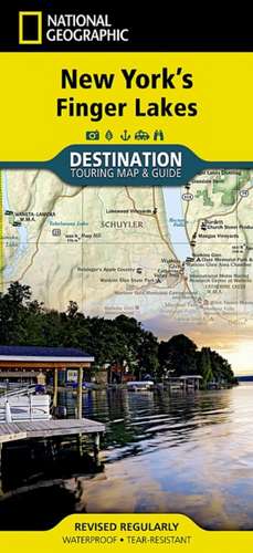 Finger Lakes: Destination Map de National Geographic Maps